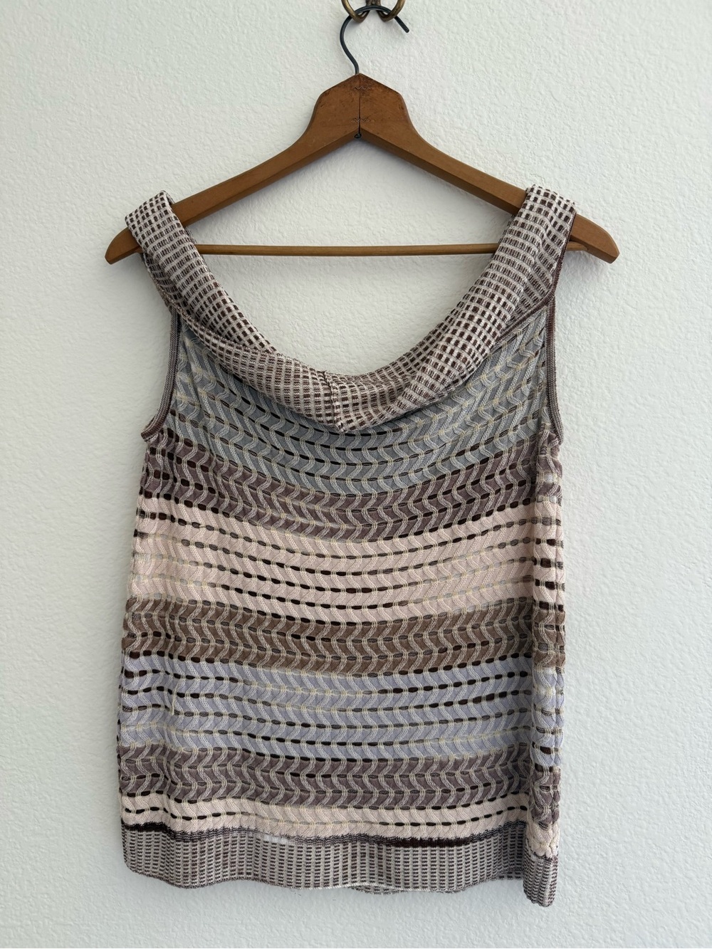 Y2K Missoni Knit Off-Shoulder Top - Picture 4 of 6
